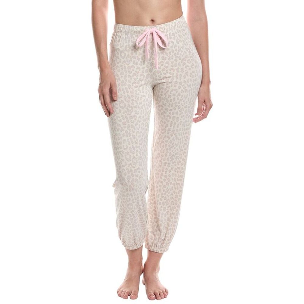 Pj Salvage Womens  Band Luxe Leopard Pant, Brown
